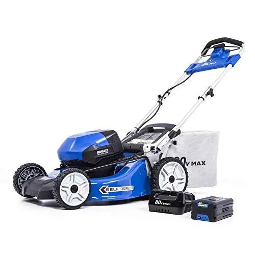 Kobalt Kt 21-Inch 80V Max Brushless Self-Propelled Cordless Mower – Battery Included 1