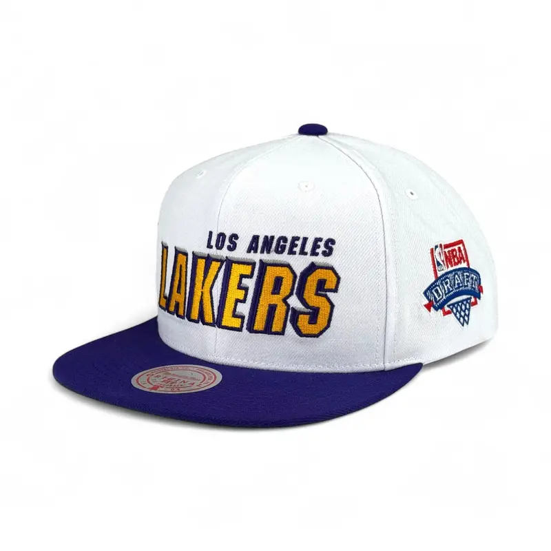 Lakers '1996 Nba Draft' Throwback Snapback – White & Purple 2