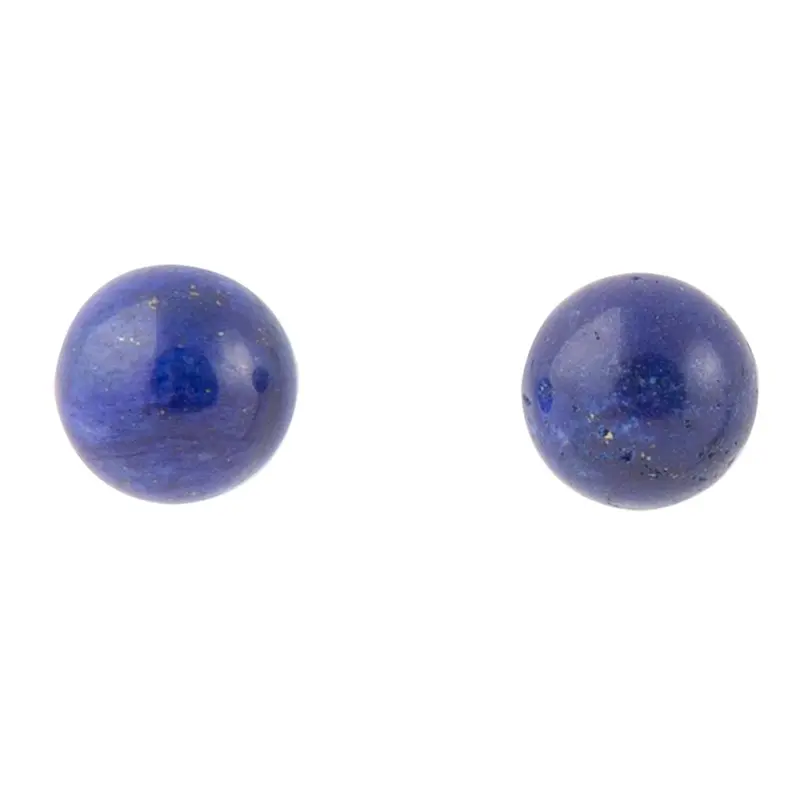 Lapis Lazuli Stud Earrings In Sterling Silver 1