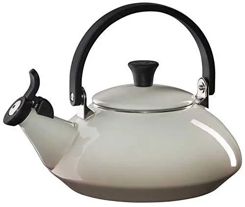 Le Creuset Zen Tea Kettle – 1.5-Quart Enamel-On-Steel In Meringue Finish 1