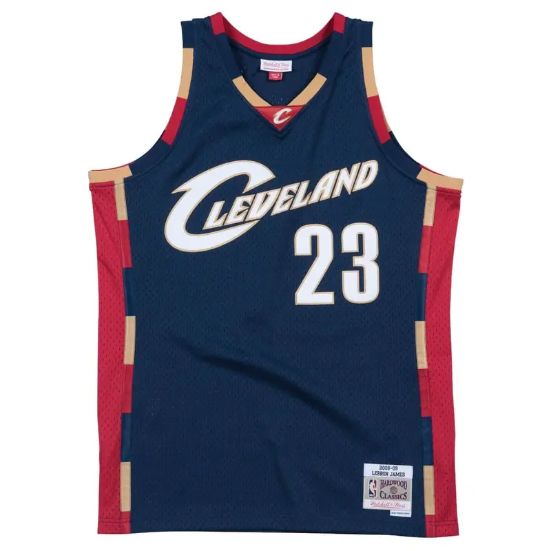 Lebron James Cleveland Cavaliers Navy Swingman Jersey – Mitchell & Ness Hardwood Classics 1
