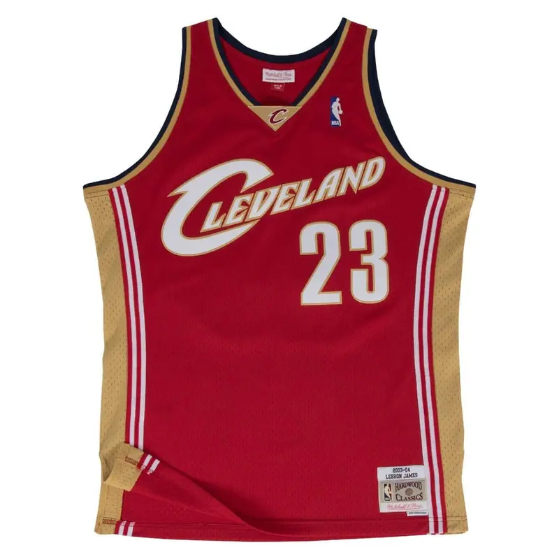Lebron James Cleveland Cavaliers Red Swingman Jersey – Mitchell & Ness Hardwood Classics 1