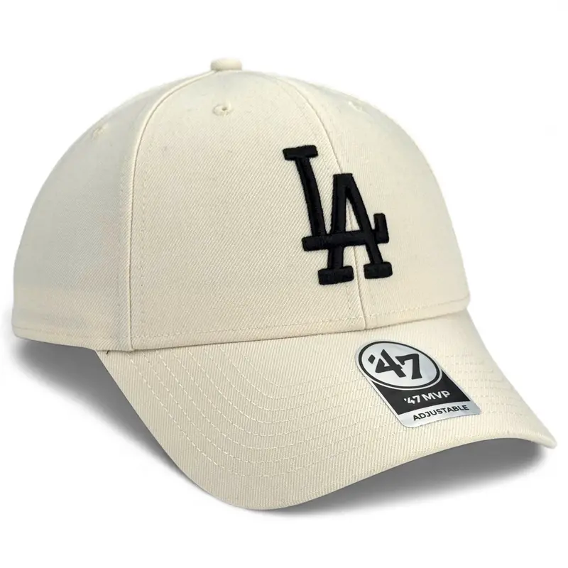 Los Angeles Dodgers 47 Brand Mvp Adjustable Cap – Natural 1