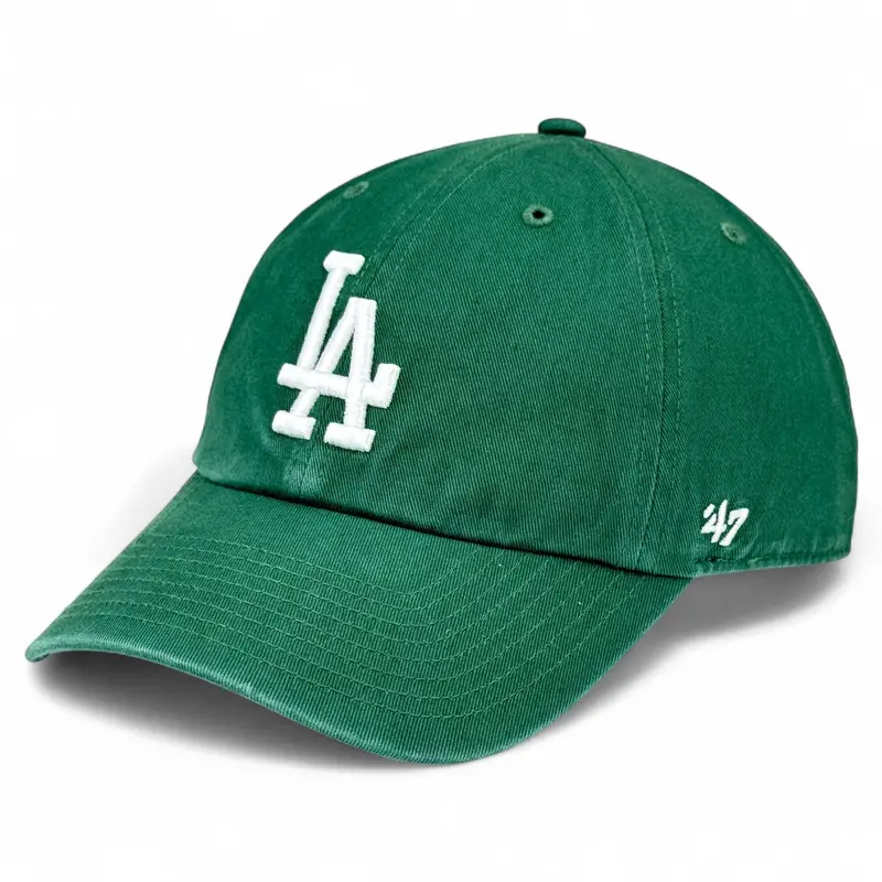 Los Angeles Dodgers Clean Up Hat – Dark Green 47 1