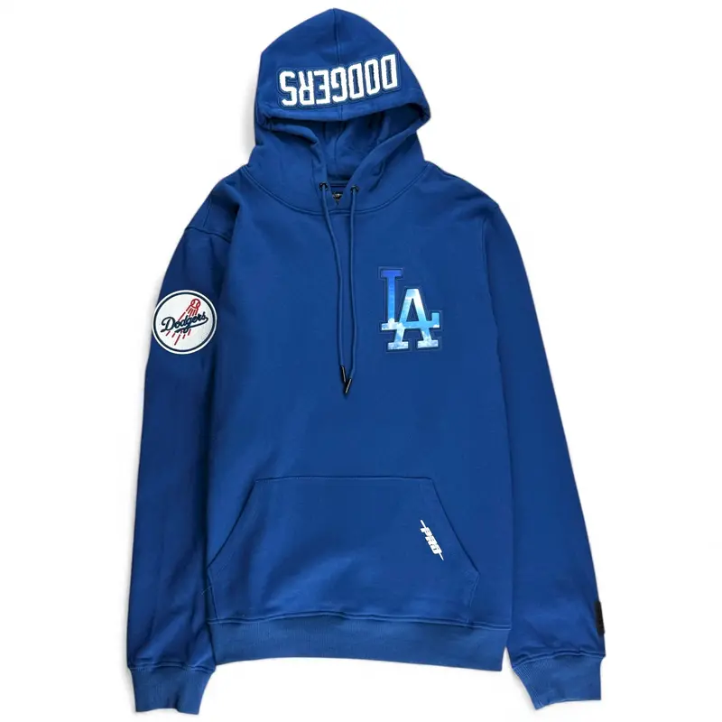 Los Angeles Dodgers Cloud-Print Pullover Hoodie – Royal Blue 1