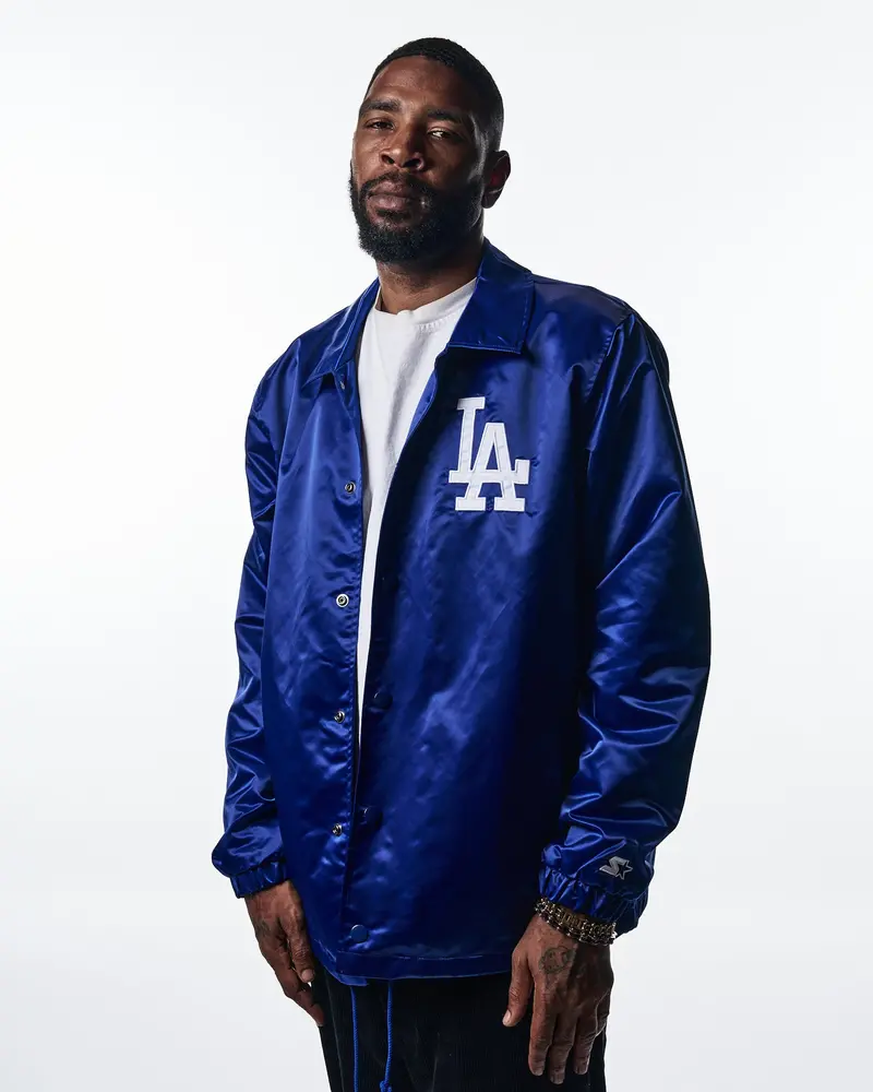 Los Angeles Dodgers Ice Cube 2025 Parade Starter Coaches Jacket – Dodger Blue 1