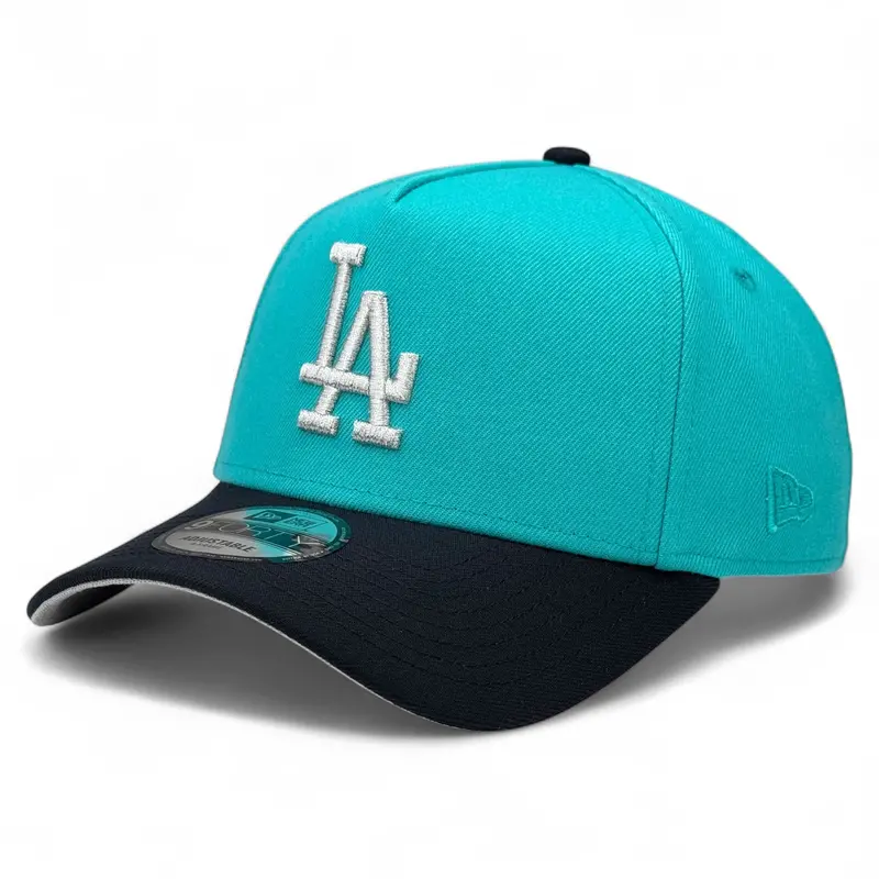 Los Angeles Dodgers Teal & Navy A-Frame Snapback – New Era 9Forty 1