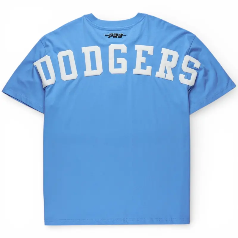 Los Angeles Dodgers Wingspan Cotton Jersey T-Shirt – Sky Blue Drop Shoulder 1