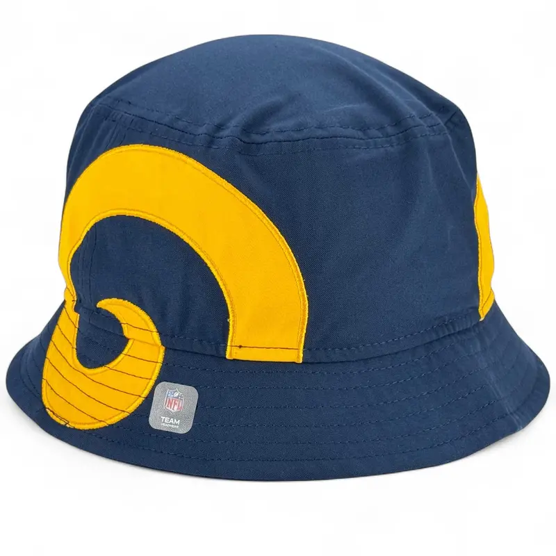 Los Angeles Rams Navy Helmet Bucket Hat By New Era 1