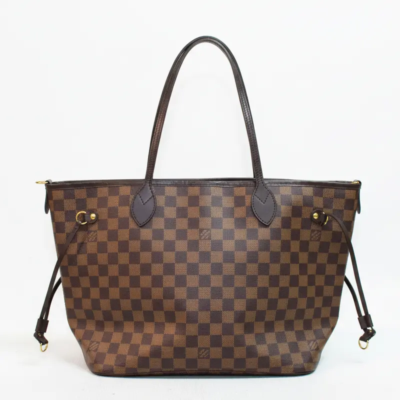 Louis Vuitton Neverfull Mm Tote In Damier Ebene Canvas 1
