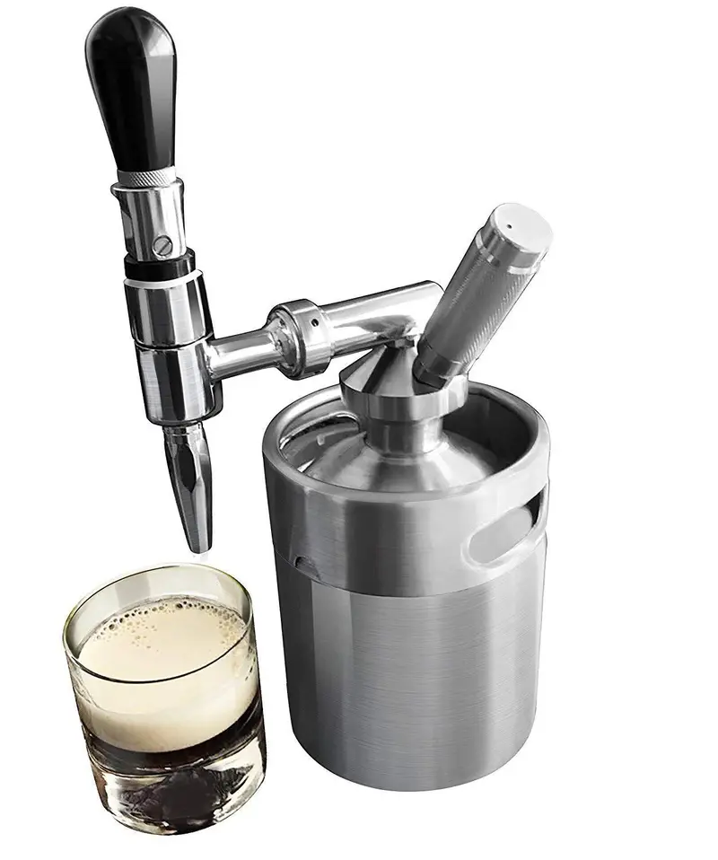 Lymor 64 Oz Nitro Cold Brew Keg System – Stainless Steel Homebrew Kit 1