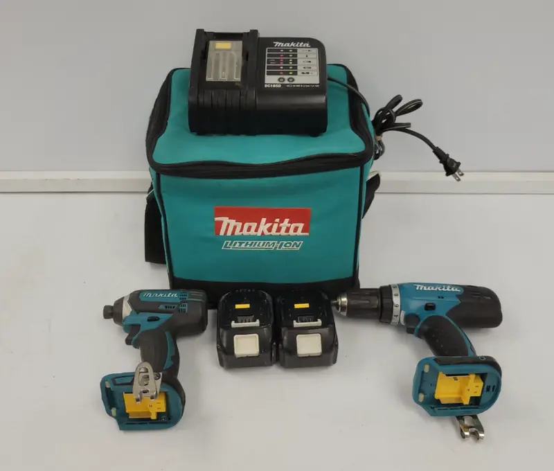 Makita Ddf453 18V Lxt Brushless Impact Driver & Drill Combo Kit (Model 78343-1) 1