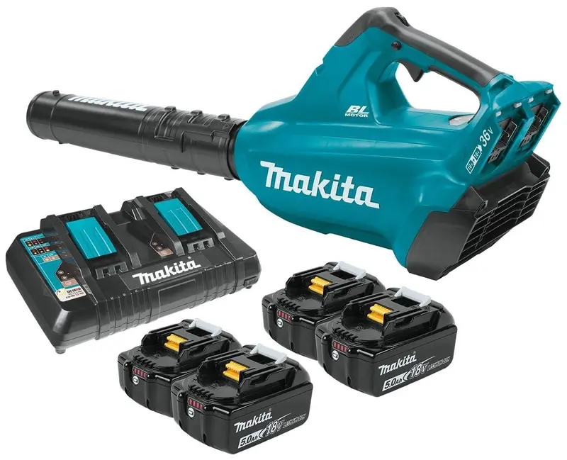 Makita Xbu02Pt1 18V X2 (36V) Cordless Blower Kit — Includes Four Batteries & Charger 1