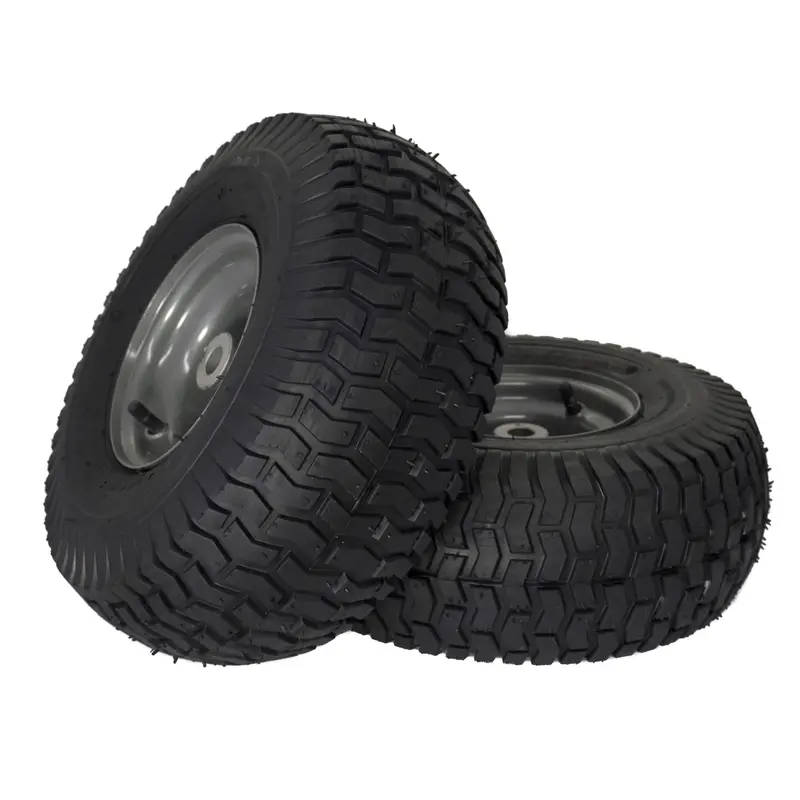 Marastar 21446-2Pk Replacement Front Tire Assembly (15X6.00-6") For Craftsman Lawn Mowers — 2-Pack 1