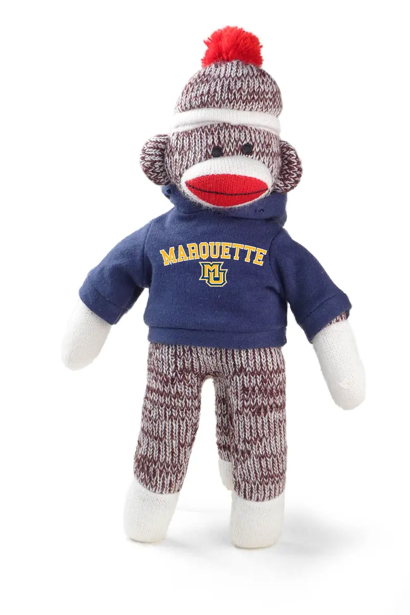Marquette University Sock Monkey Wisconsin Collegiate Gift 1