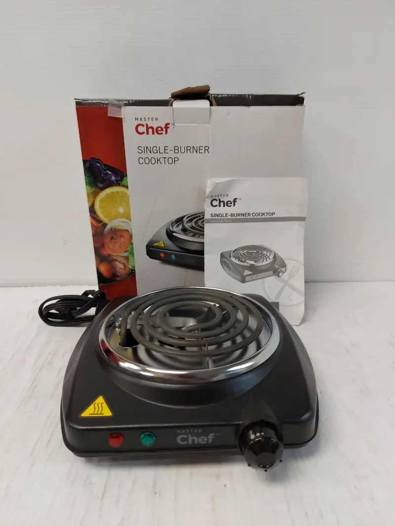 Master Chef Single-Burner Portable Cooktop 043-1200-6 (N89125-4) 1
