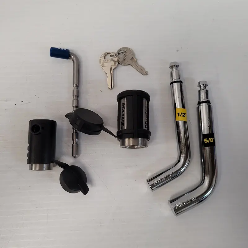 Master Lock Coupler And Receiver Pin Kit – Heavy-Duty Towing Hardware (Model N73945-2) 1