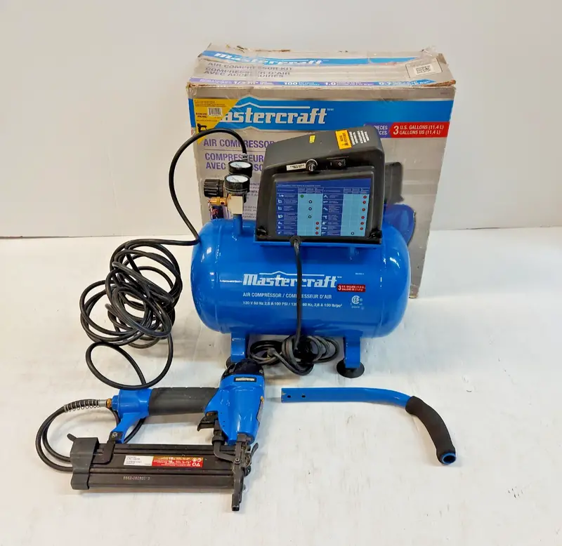 Mastercraft 058-8381-8 6-Gallon Oil-Free Air Compressor (Model N89372-2) 1