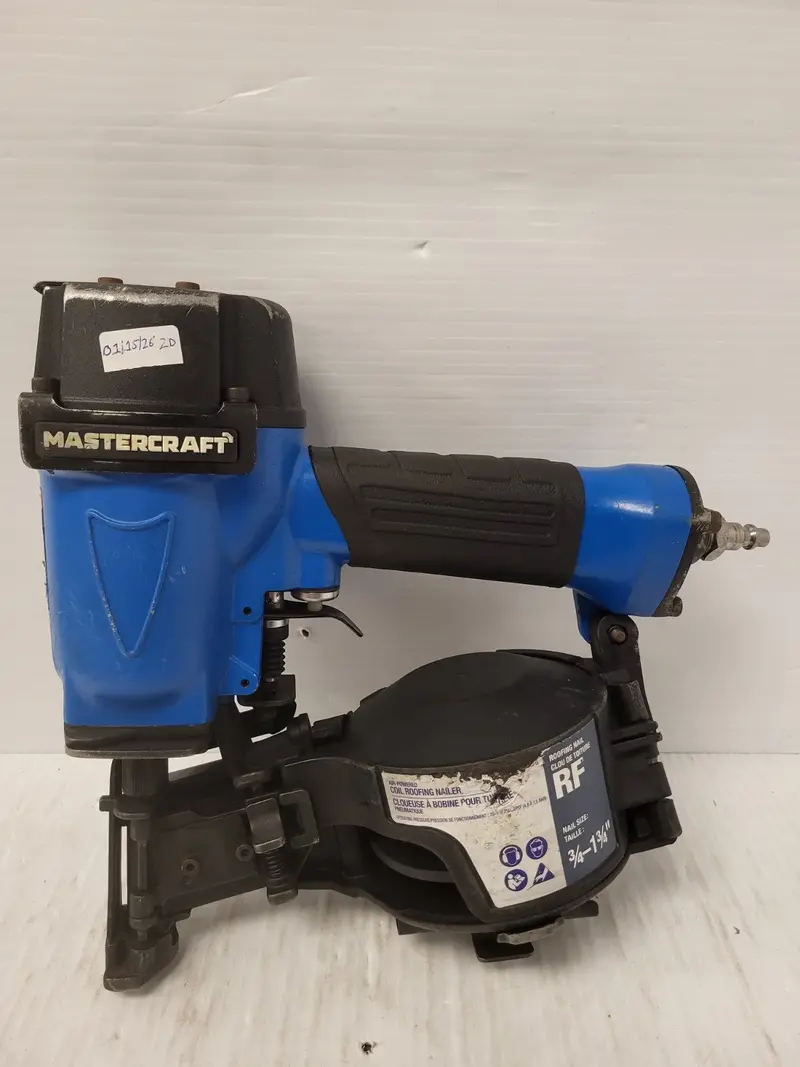 Mastercraft 058-981-0 Pneumatic Coil Nail Gun 1