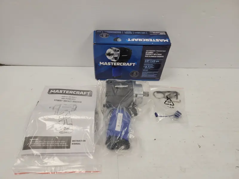 Mastercraft 05898492 Brushless Air Impact Wrench – 1/2" Drive 1