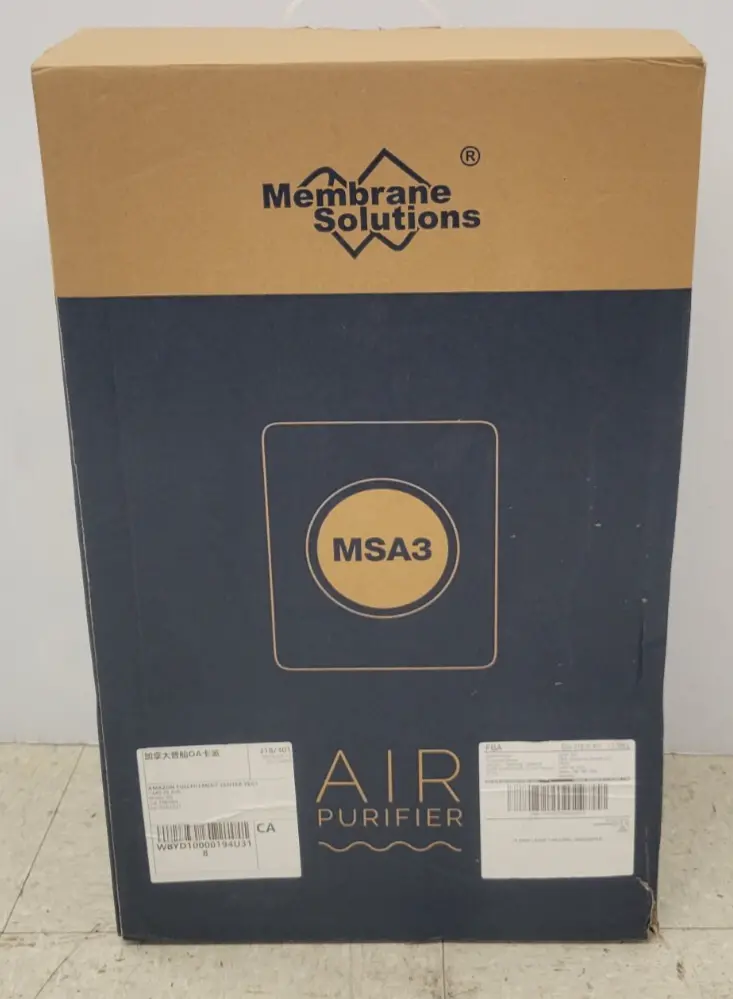 Membrane Solutions Msa3 True Hepa Air Purifier – 3-Stage Filtration System 1