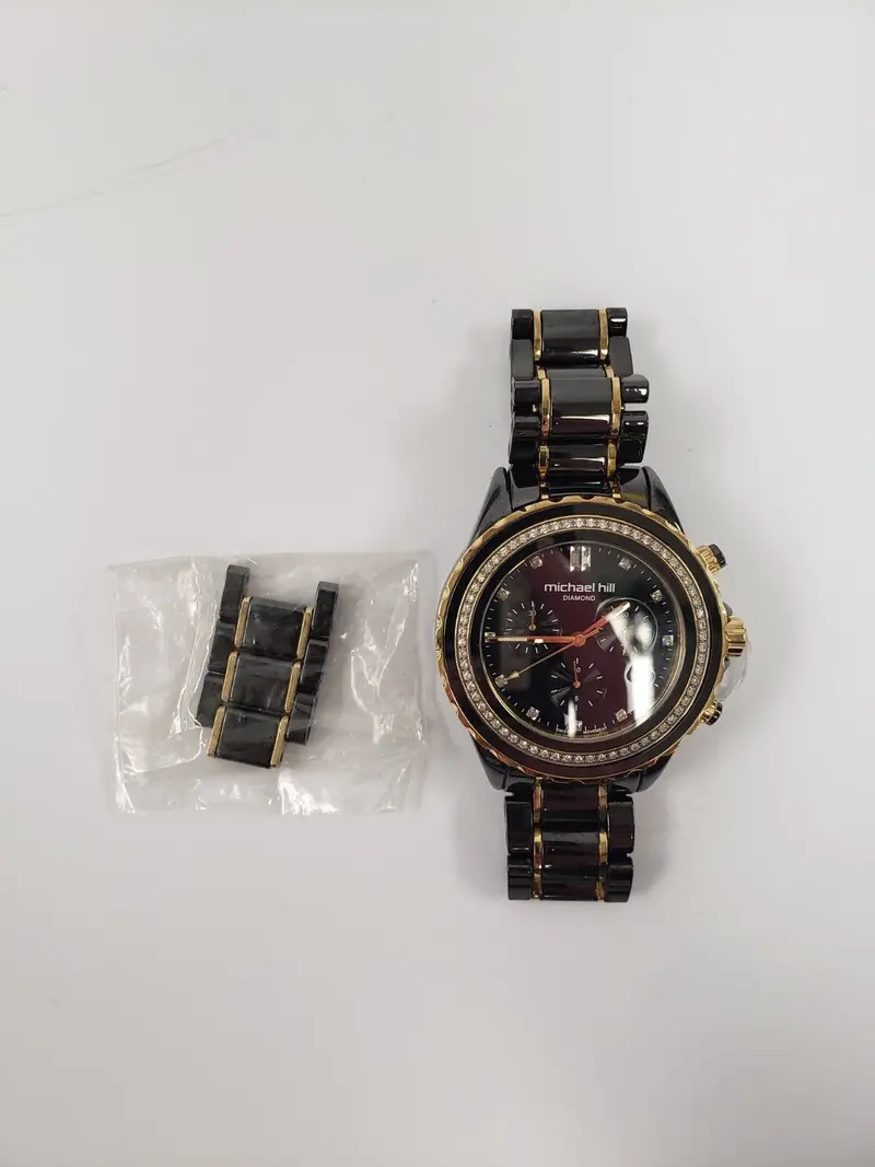 Michael Hill 9427 Diamond Accent Stainless Steel Watch 1