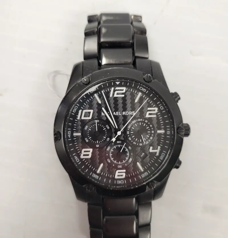 Michael Kors Mk-8473 Quartz Watch – Silver-Tone Case (Model 56352-2) 1