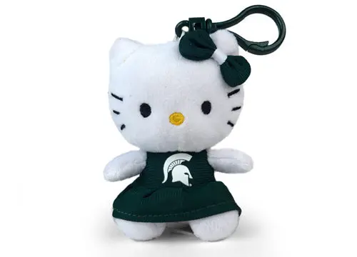 Michigan State University Hello Kitty Keychain – 4-Inch Fan Gift 1