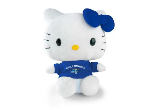 Middle Tennessee State University Hello Kitty Plush (6") 1