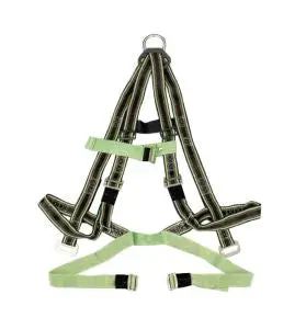 Miller Duraflex Full-Body Harness – Stretchable Polyester, Lightweight Design, Green 1