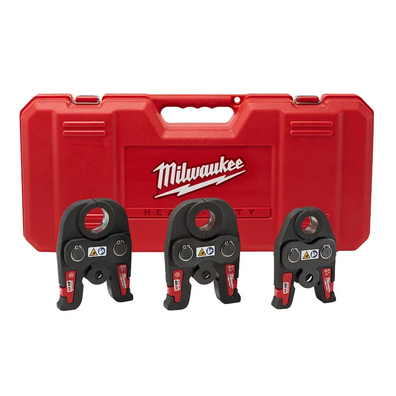Milwaukee 1/2-Inch To 1-Inch Black Iron Pipe Press Kit 1