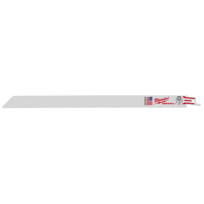 Milwaukee 12" 18-Tpi Thin-Kerf Sawzallâ€Šâ® Blade Pack – 50 Blades For Reduced Vibration & Smoother Cuts 1