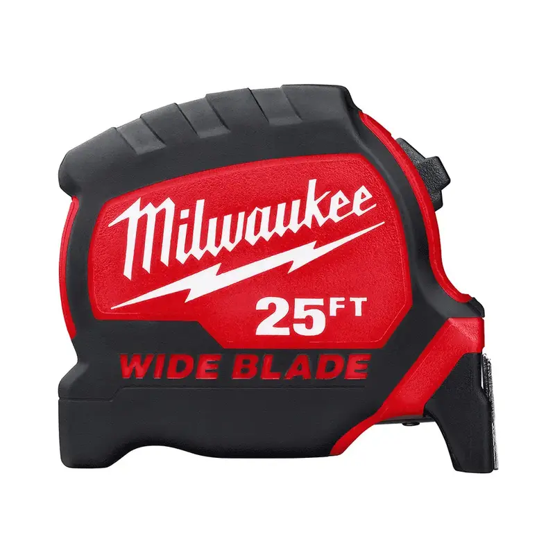Milwaukee 25 Ft Wide-Blade Tape Measure With Blade Lock And Dual-Sided Markings 1