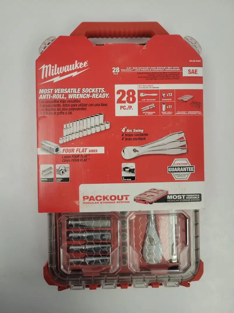 Milwaukee 48-22-9481 21-Piece Metric And Sae Socket Set 1