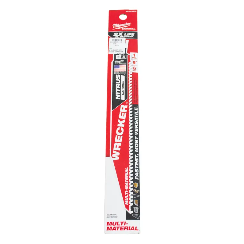 Milwaukee 9-Inch Multi-Material Sawzall Blade – 6 Tpi "The Wrecker" 1