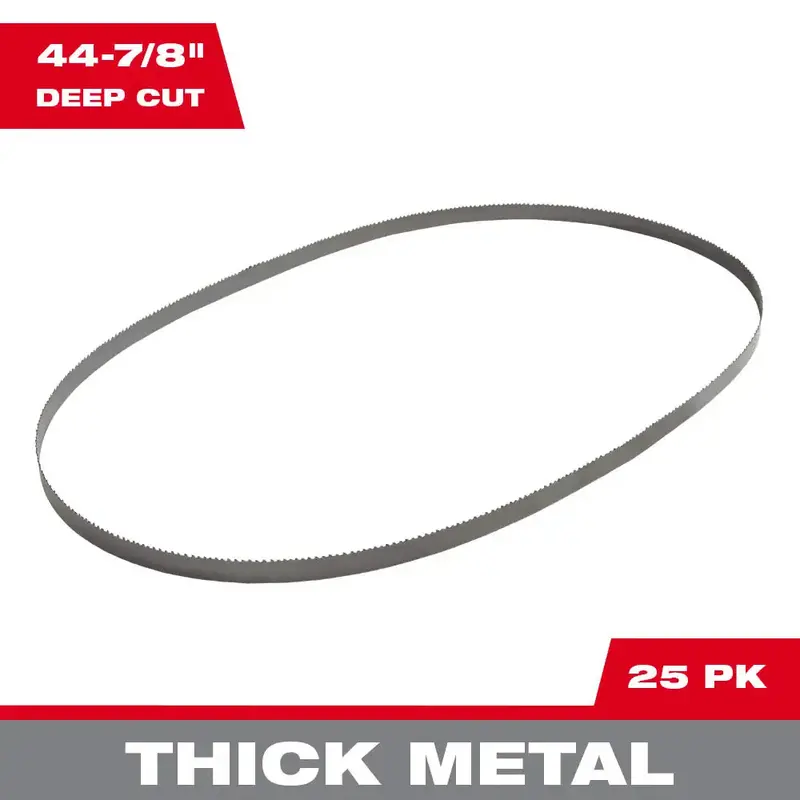 Milwaukee Band Saw Blades – 7/8-Inch, 10 Tpi, 25-Pack 1