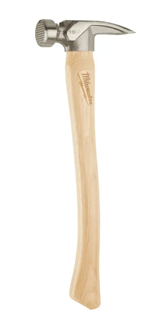 Milwaukee Framing Hammer — 19 Oz, Milled Face With Hickory Handle 1