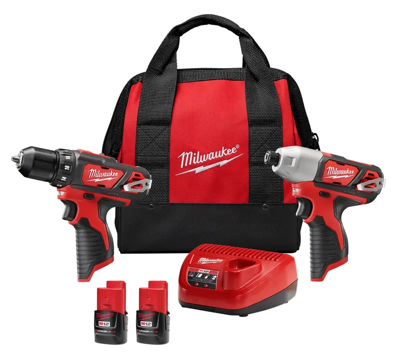 Milwaukee M12 Fuel Drill And Impact Driver Combo Kit – Compact Dual-Battery System 1