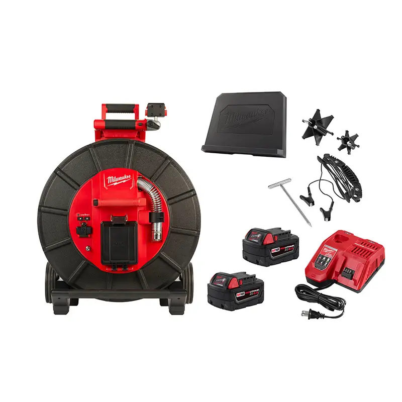 Milwaukee M18 200-Foot Pipeline Inspection Camera System – Extended-Range Diagnostic Tool 1