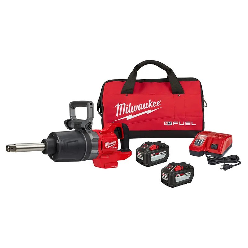 Milwaukee M18 Fuel 1-Inch D-Handle Extended-Anvil High-Torque Impact Wrench With One-Key™ – Kit 1