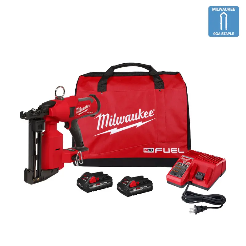 Milwaukee M18 Fuel Utility Fencing Stapler — Complete Kit 1
