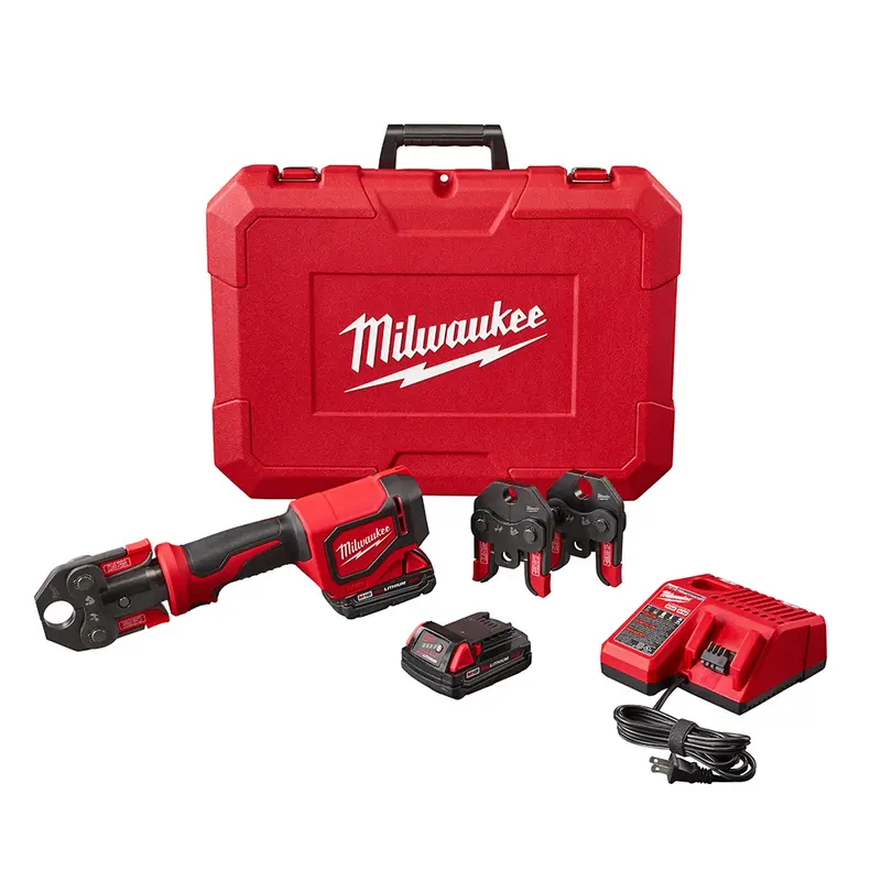 Milwaukee M18 Short-Throw Press Tool Kit With Pex Crimp Jaws 1