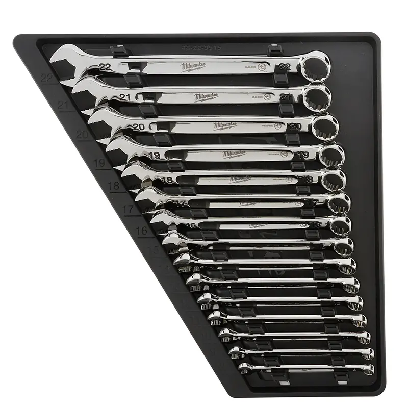 Milwaukee Metric Combination Wrench Set – 15-Piece 1