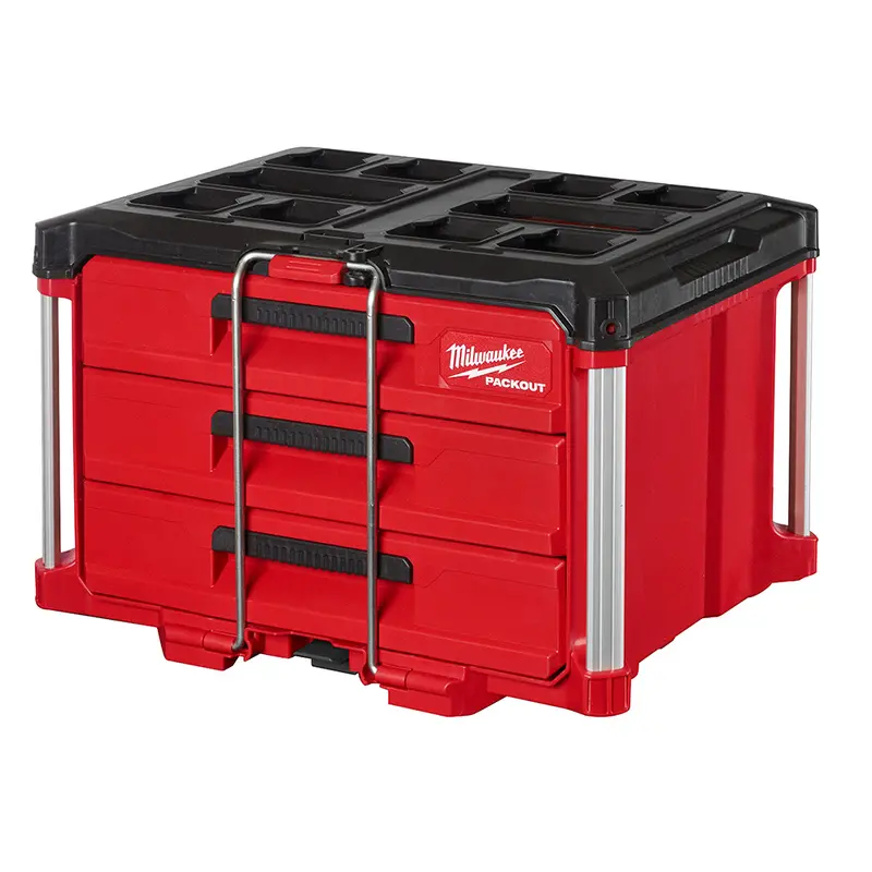 Milwaukee Packout Triple-Drawer Heavy-Duty Tool Box 1