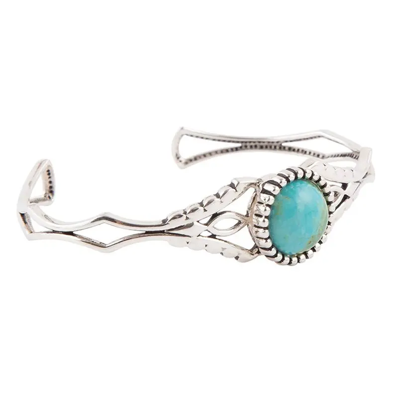 Minimalist Turquoise Cuff Bracelet 1