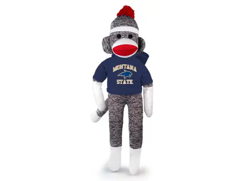 Montana State Bobcats Sock Monkey Mascot 1