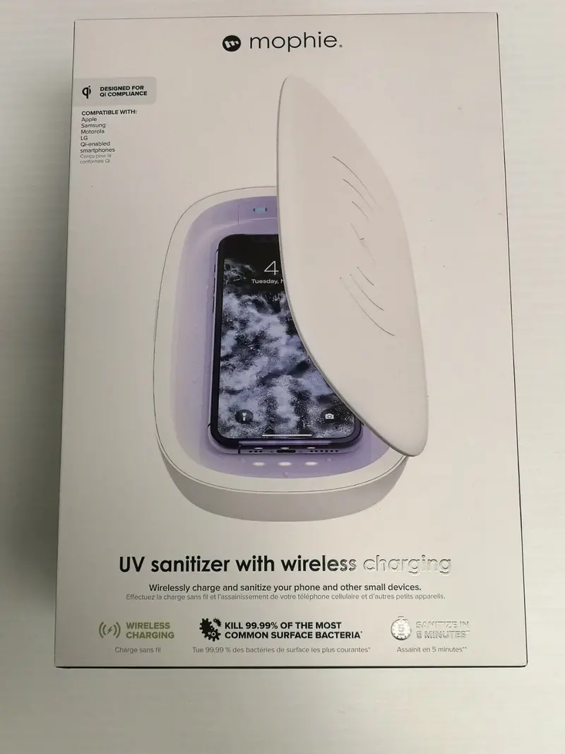 Mophie Uv Sanitizer & Wireless Charging Pad – Ni-9732 1