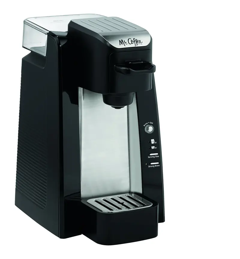Mr. Coffee Bvmc-Sc500-2 Single-Serve K-Cup Brewer – Modern Black With Silver Accents 1