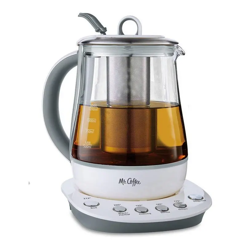 Mr. Coffee White Hot Tea Maker And Electric Kettle 1