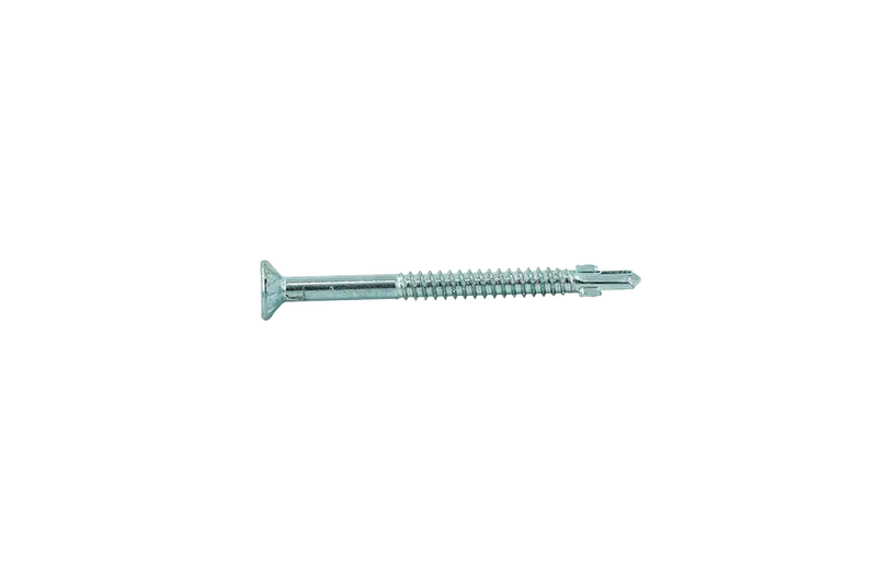 Muro M6 X 75 Mm Self-Drilling Screw With #3 Square Drive & Bright Zinc Coating – 600 Pcs 1